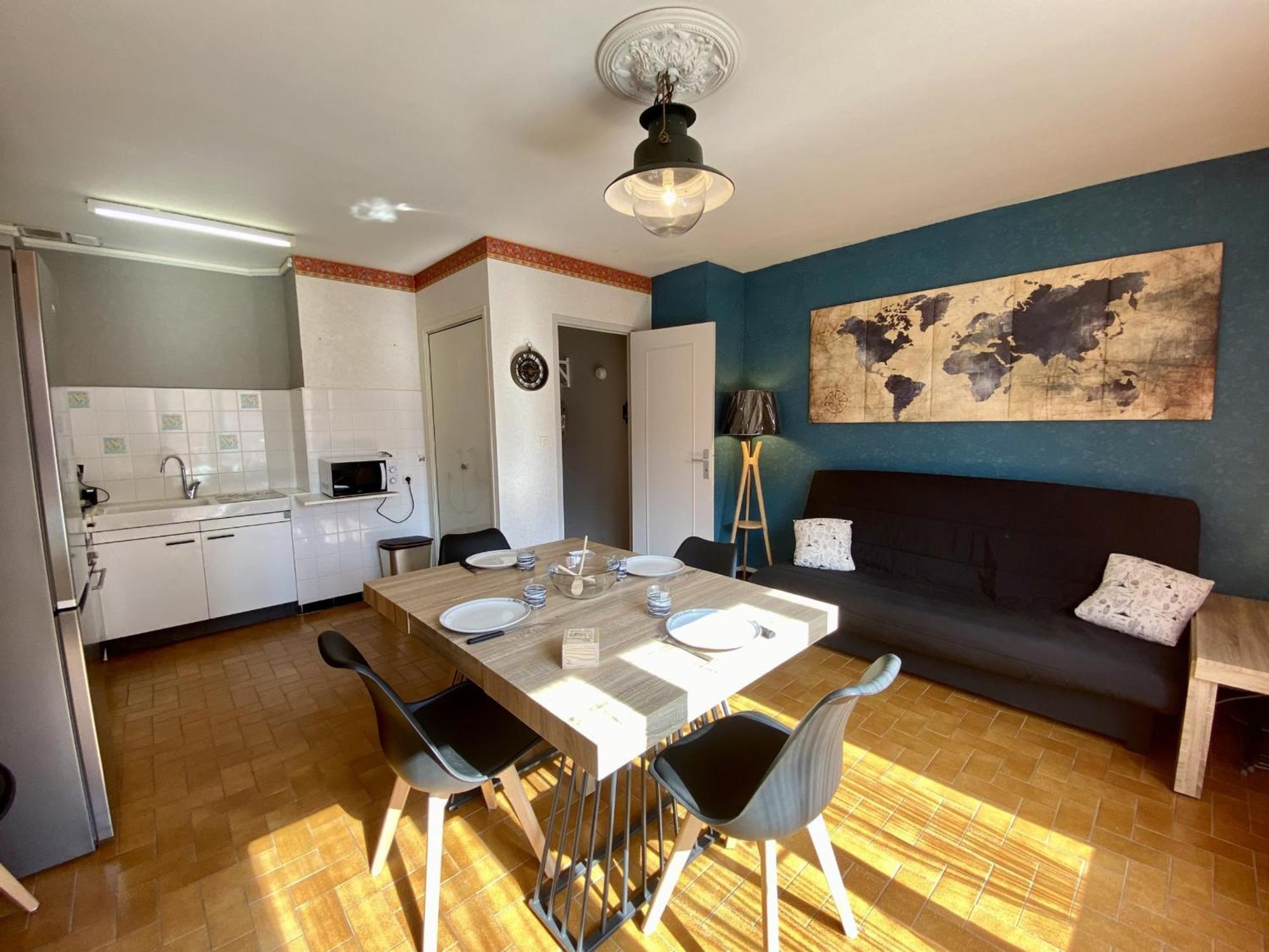 Apartment T3 Avec Clim Et Wifi A 100m De La - Parking Inclus - 6 Pers. - Fr-1-795-34 Narbonne